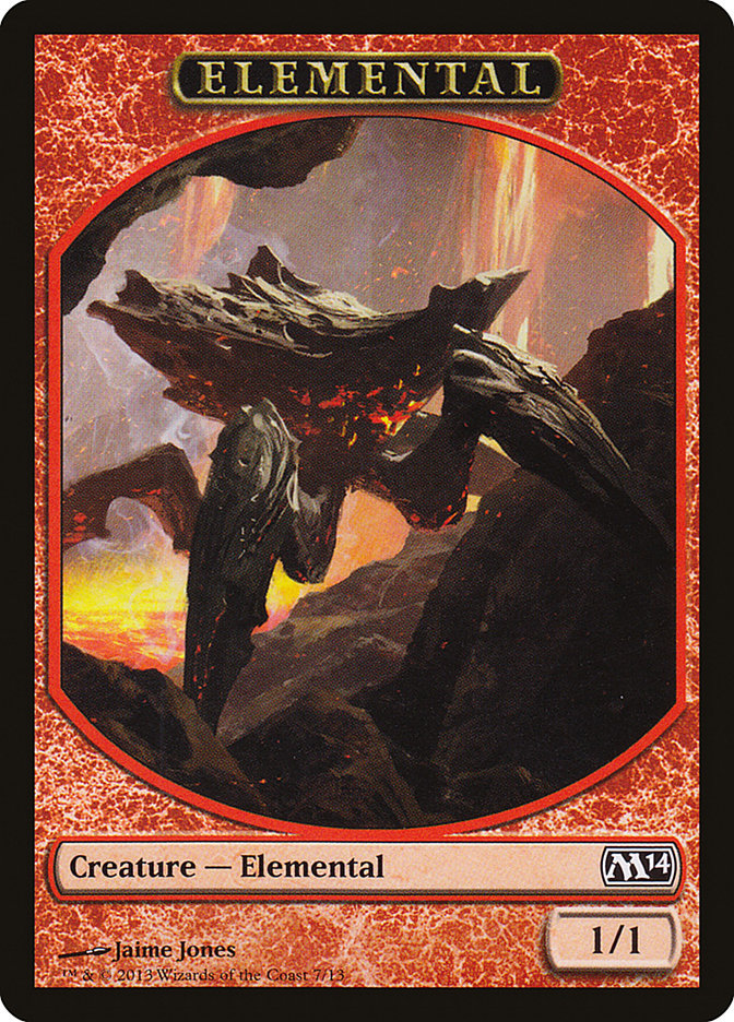Elemental Token (7/13) [Magic 2014 Tokens] Magic: The Gathering
