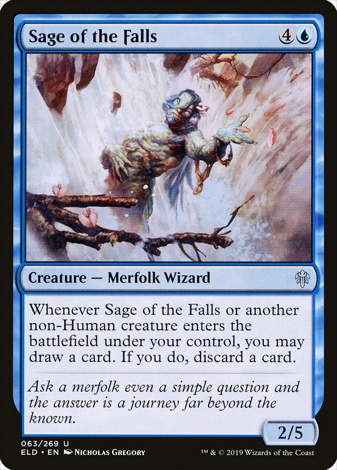 Sage of the Falls [Throne of Eldraine] Magic: The Gathering