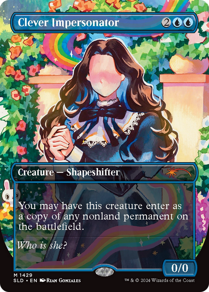 Clever Impersonator (Rainbow Foil) [Secret Lair Drop Series] Magic: The Gathering