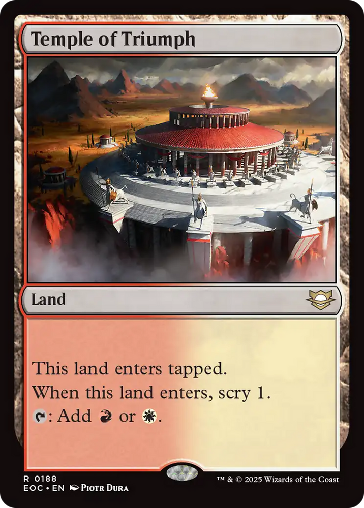 Temple of Triumph [Edge of Eternities Commander] Magic: The Gathering
