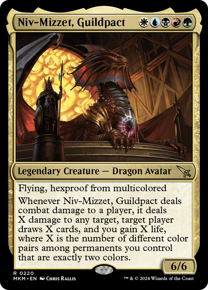 Niv-Mizzet, Guildpact [Murders at Karlov Manor] Magic: The Gathering