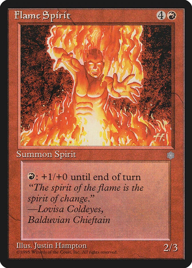 Flame Spirit [Ice Age] Magic: The Gathering
