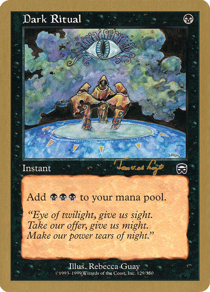 Dark Ritual (Tom van de Logt) [World Championship Decks 2001] Magic: The Gathering