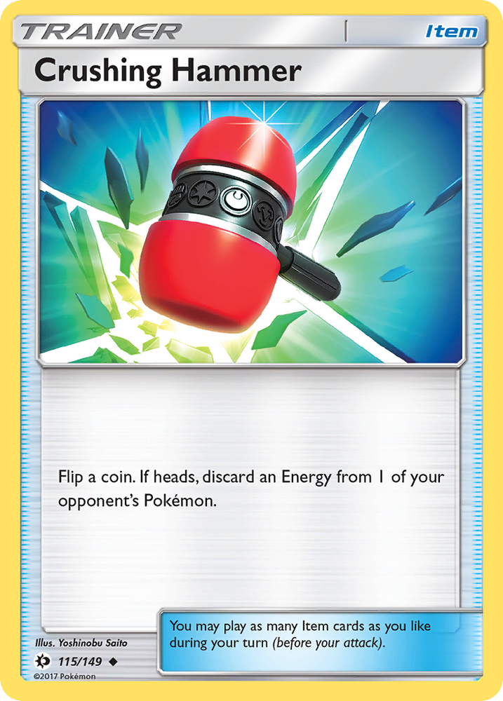 Crushing Hammer (115/149) [Sun & Moon: Base Set] Pokémon
