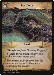 Dowsing Dagger // Lost Vale (Buy-A-Box) [Ixalan Treasure Chest] Magic: The Gathering