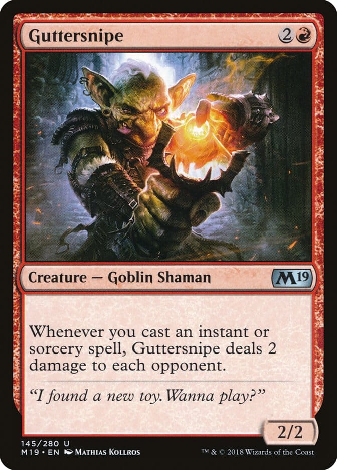 Guttersnipe [Core Set 2019] Magic: The Gathering