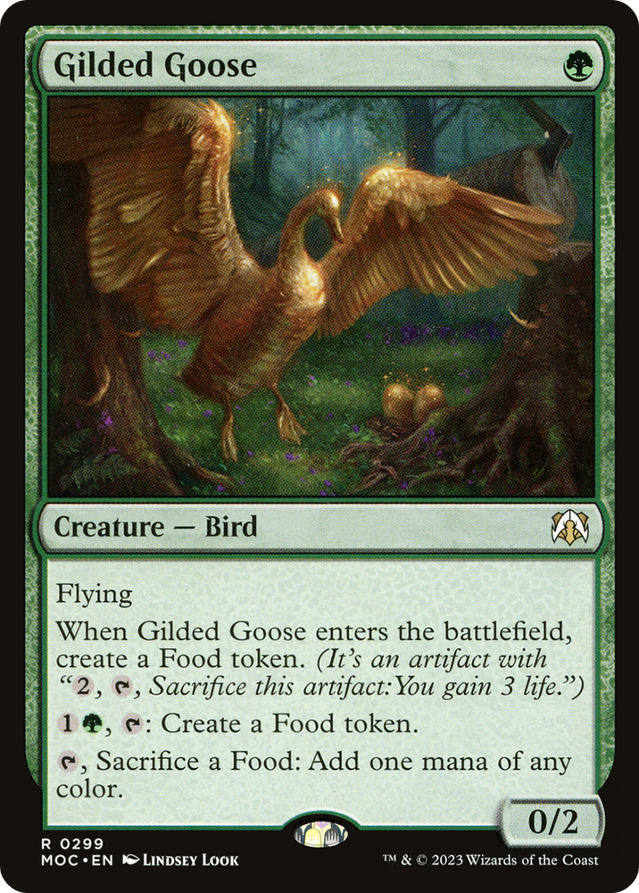 Gilded Goose [March of the Machine Commander] Magic: The Gathering