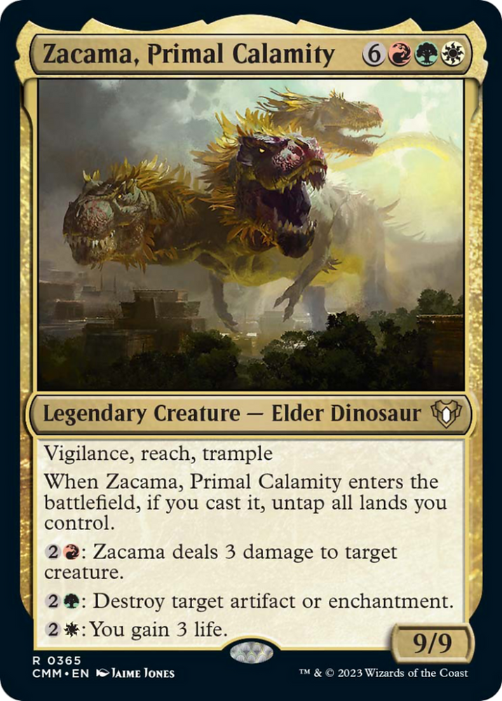Zacama, Primal Calamity [Commander Masters] Magic: The Gathering