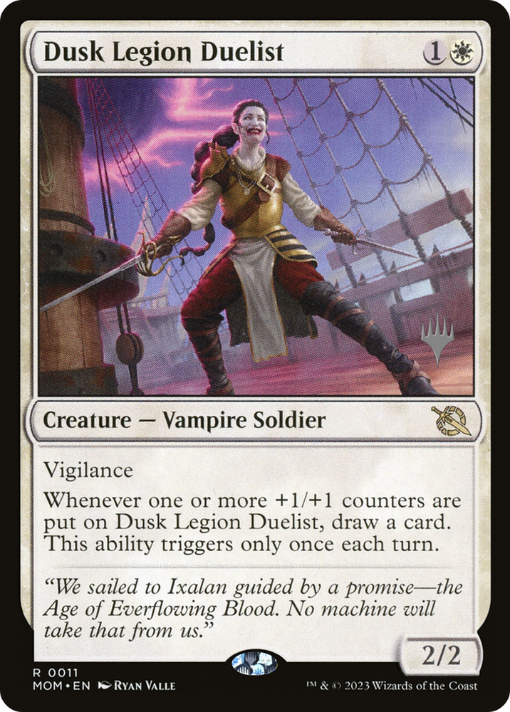 Dusk Legion Duelist (Promo Pack) [March of the Machine Promos] Magic: The Gathering