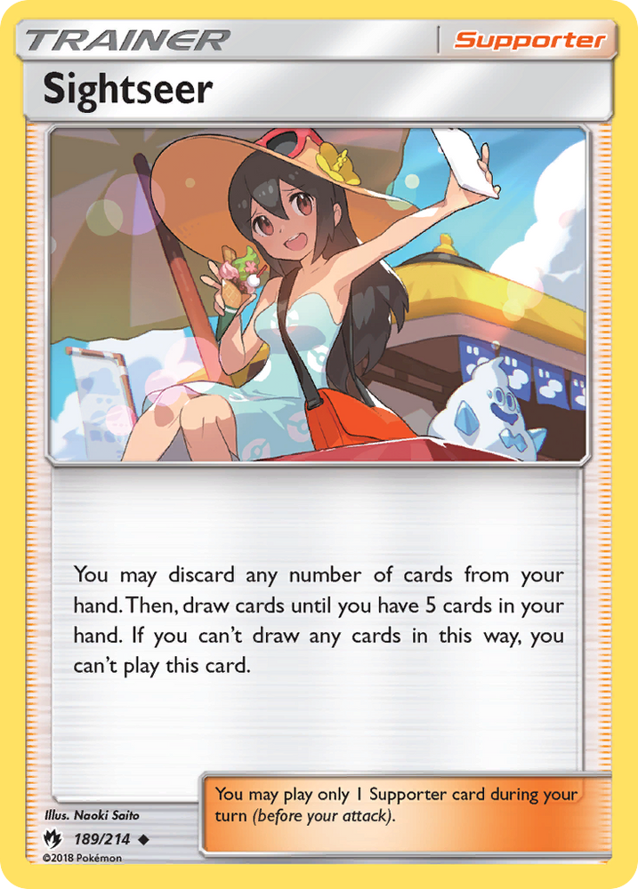 Sightseer (189/214) [Sun & Moon: Lost Thunder] Pokémon
