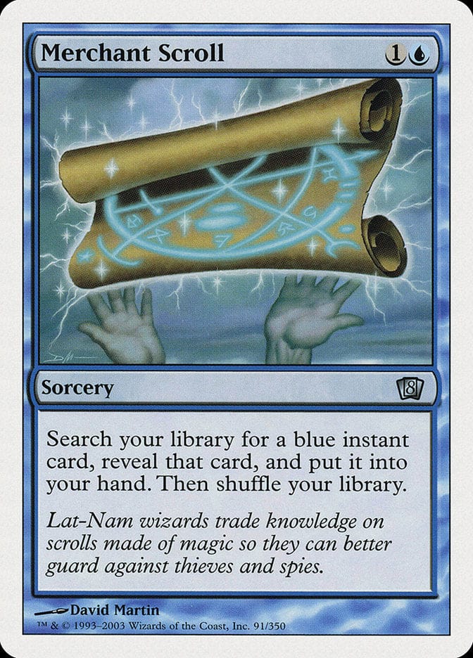 Merchant Scroll [Eighth Edition] Magic: The Gathering