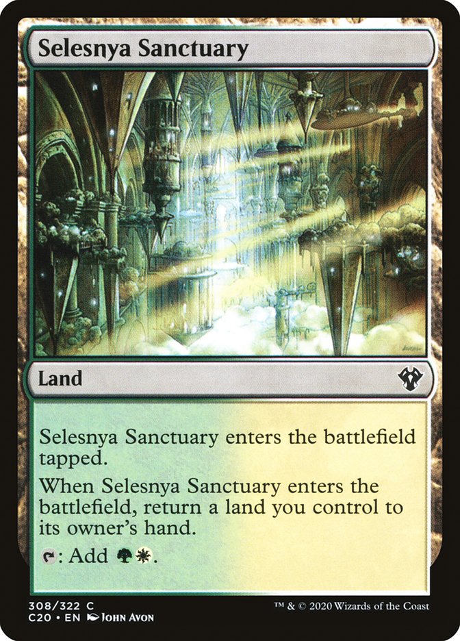Selesnya Sanctuary [Commander 2020] Magic: The Gathering
