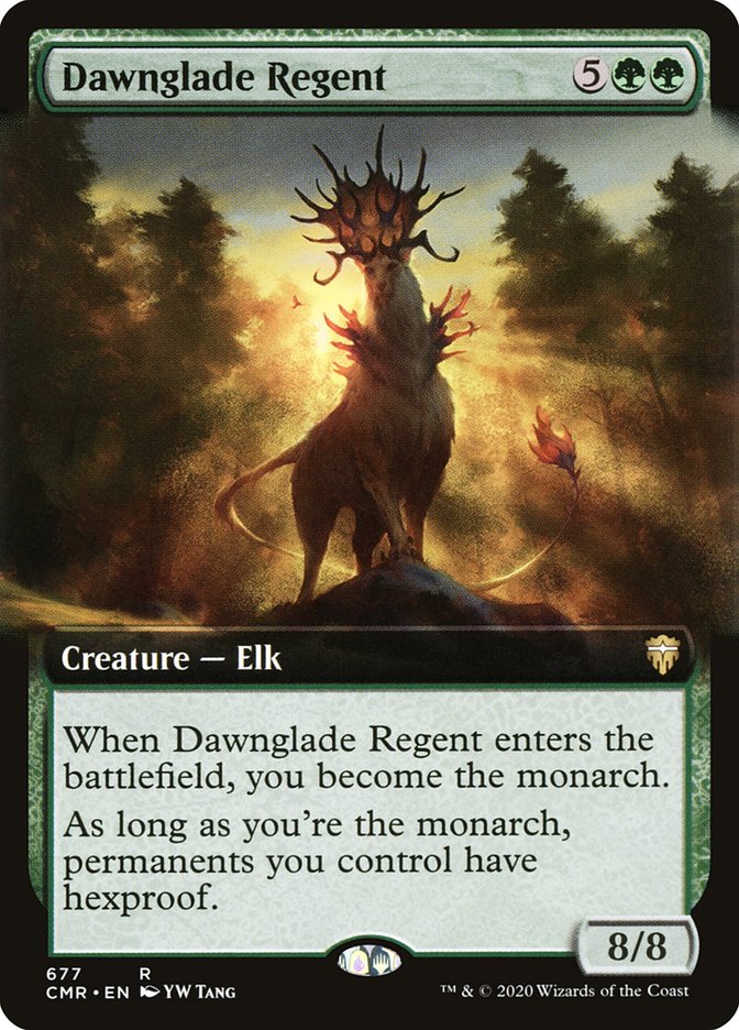 Dawnglade Regent (Extended Art) [Commander Legends] Magic: The Gathering