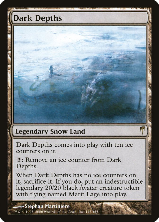 Dark Depths [Coldsnap] Magic: The Gathering