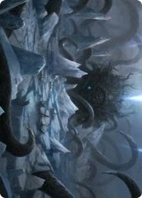 Icebreaker Kraken Art Card [Kaldheim Art Series] Magic: The Gathering