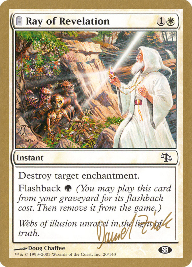 Ray of Revelation (Daniel Zink) (SB) [World Championship Decks 2003] Magic: The Gathering