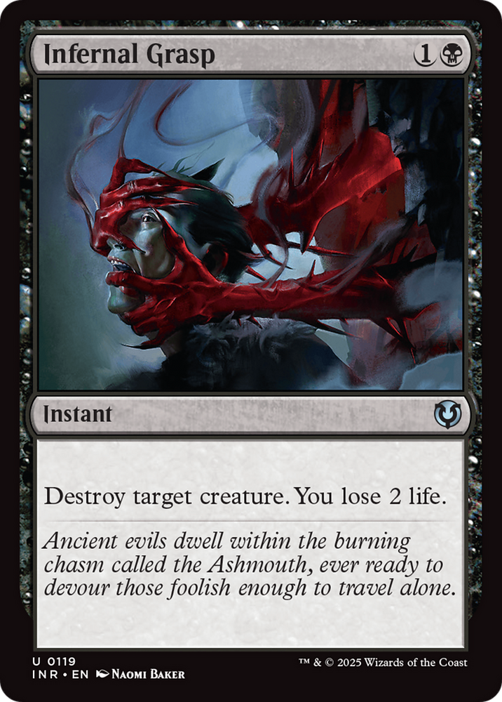 Infernal Grasp [Innistrad Remastered] Magic: The Gathering