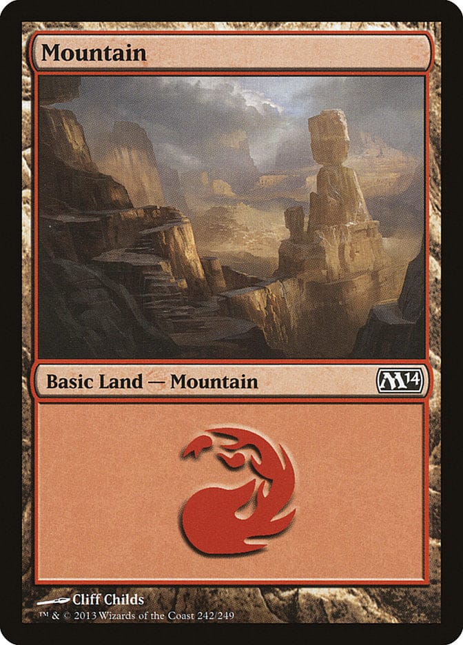 Mountain (242) [Magic 2014] Magic: The Gathering