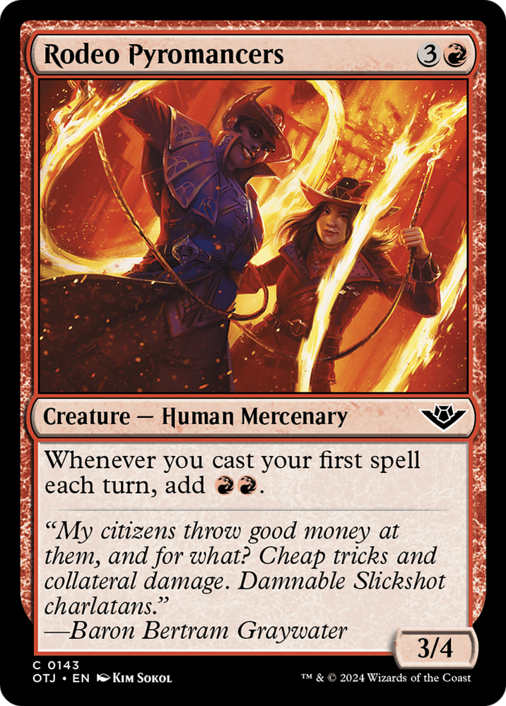 Rodeo Pyromancers [Outlaws of Thunder Junction] Magic: The Gathering