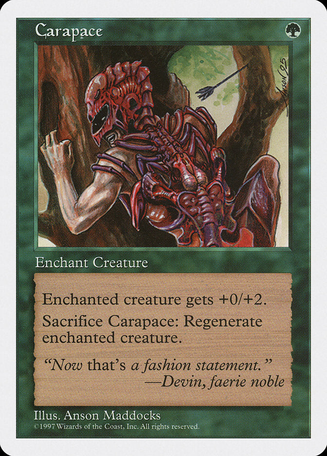Carapace [Fifth Edition] Magic: The Gathering