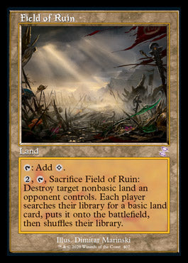 Field of Ruin (Timeshifted) [Time Spiral Remastered] Magic: The Gathering