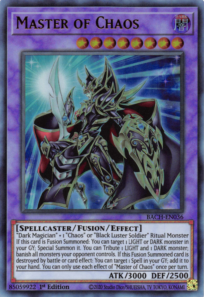 Master of Chaos [BACH-EN036] Ultra Rare - Yugioh Cards For Your TCG Needs!