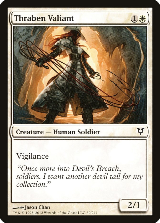 Thraben Valiant [Avacyn Restored] Magic: The Gathering