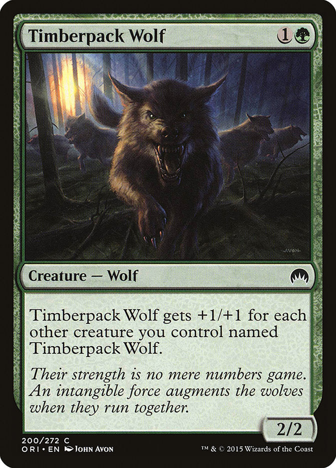 Timberpack Wolf [Magic Origins] Magic: The Gathering