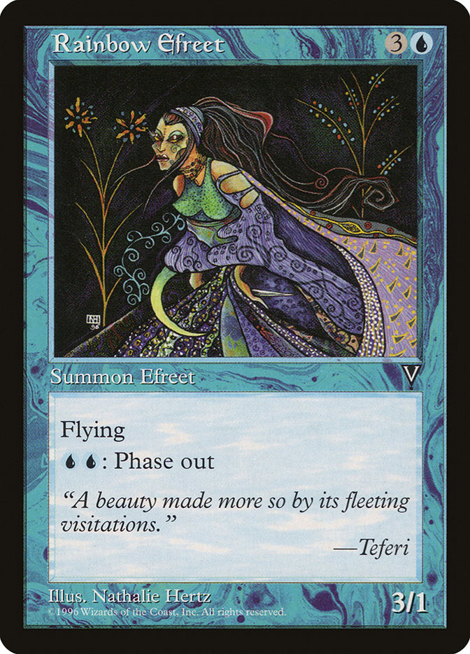 Rainbow Efreet [Visions] Magic: The Gathering