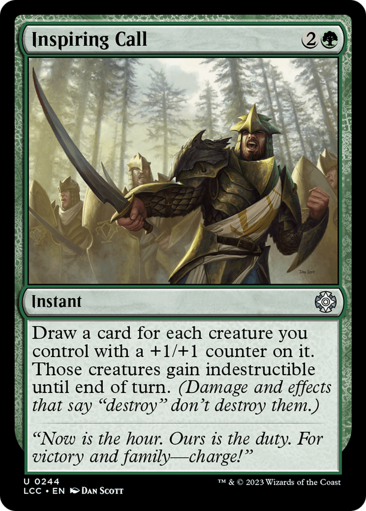 Inspiring Call [The Lost Caverns of Ixalan Commander] Magic: The Gathering