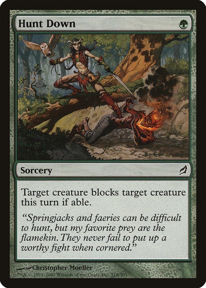 Hunt Down [Lorwyn] Magic: The Gathering