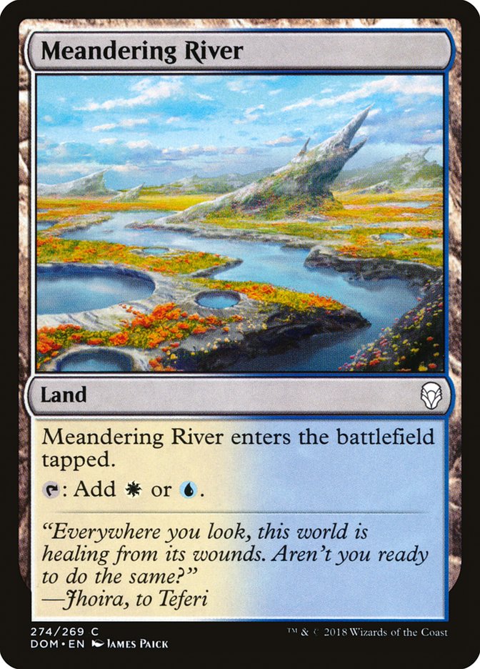 Meandering River [Dominaria] Magic: The Gathering