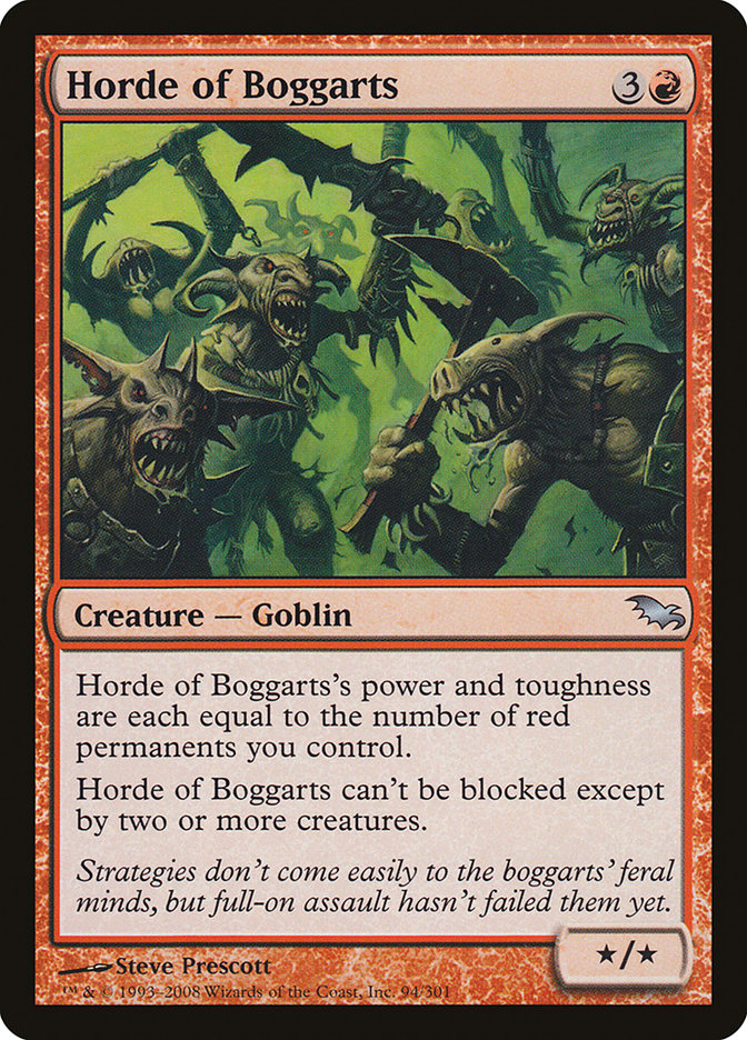 Horde of Boggarts [Shadowmoor] Magic: The Gathering