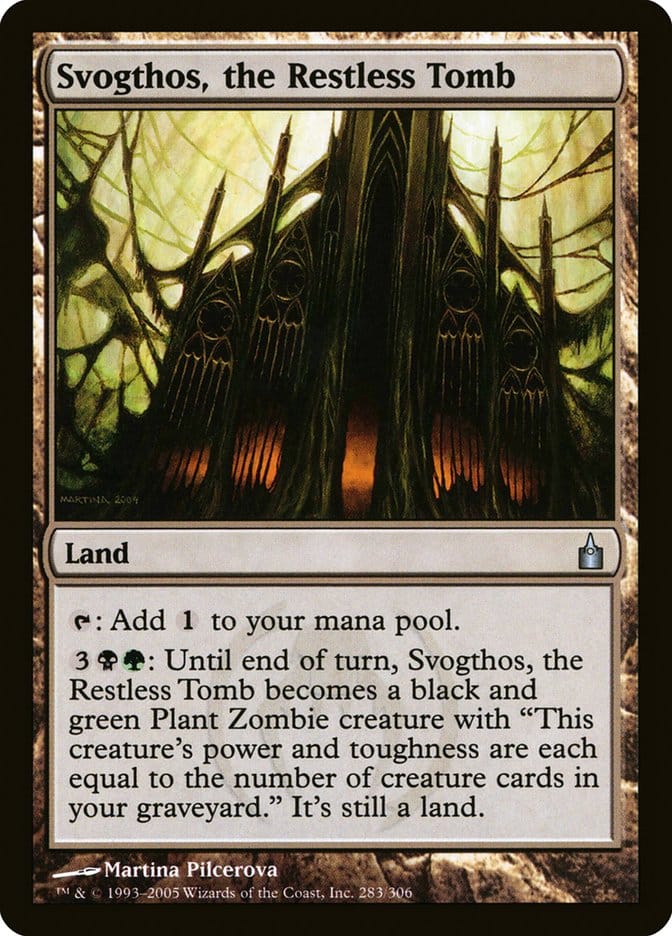 Svogthos, the Restless Tomb [Ravnica: City of Guilds] Magic: The Gathering