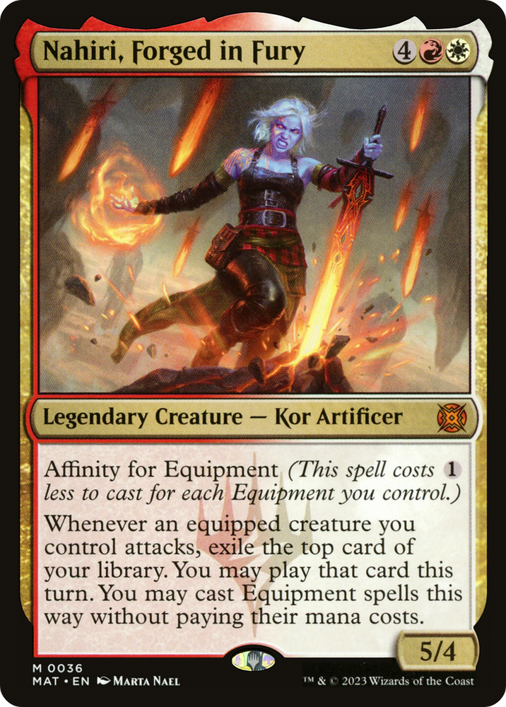 Nahiri, Forged in Fury [March of the Machine: The Aftermath] Magic: The Gathering