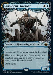 Suspicious Stowaway // Seafaring Werewolf (Showcase Equinox) [Innistrad: Midnight Hunt] Magic: The Gathering