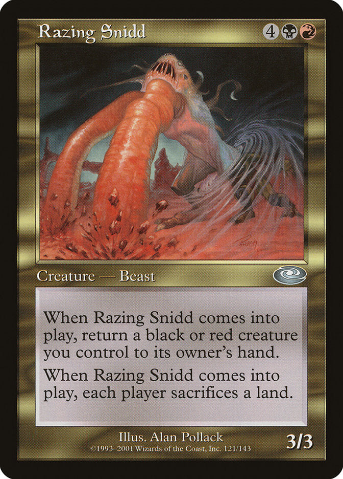 Razing Snidd [Planeshift] Magic: The Gathering