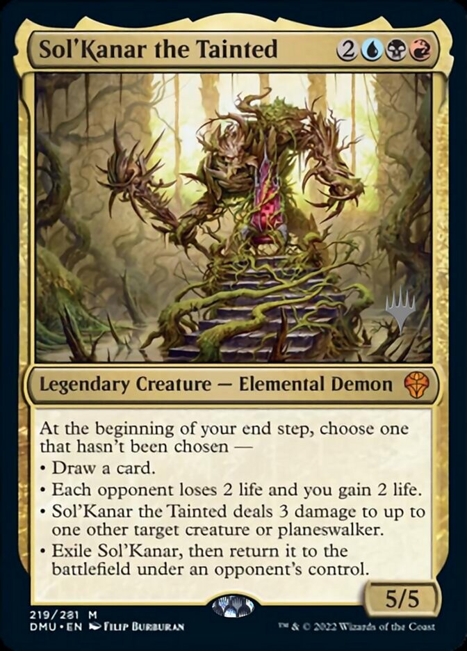 Sol'Kanar the Tainted (Promo Pack) [Dominaria United Promos] Magic: The Gathering