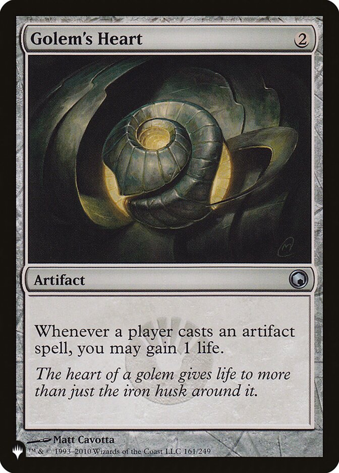 Golem's Heart [The List] Magic: The Gathering
