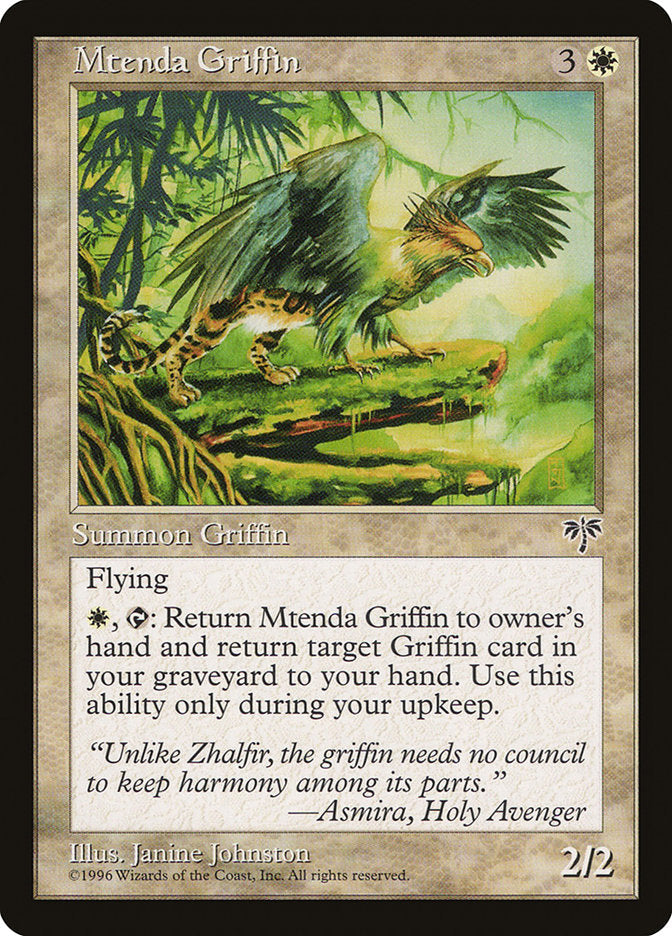 Mtenda Griffin [Mirage] Magic: The Gathering