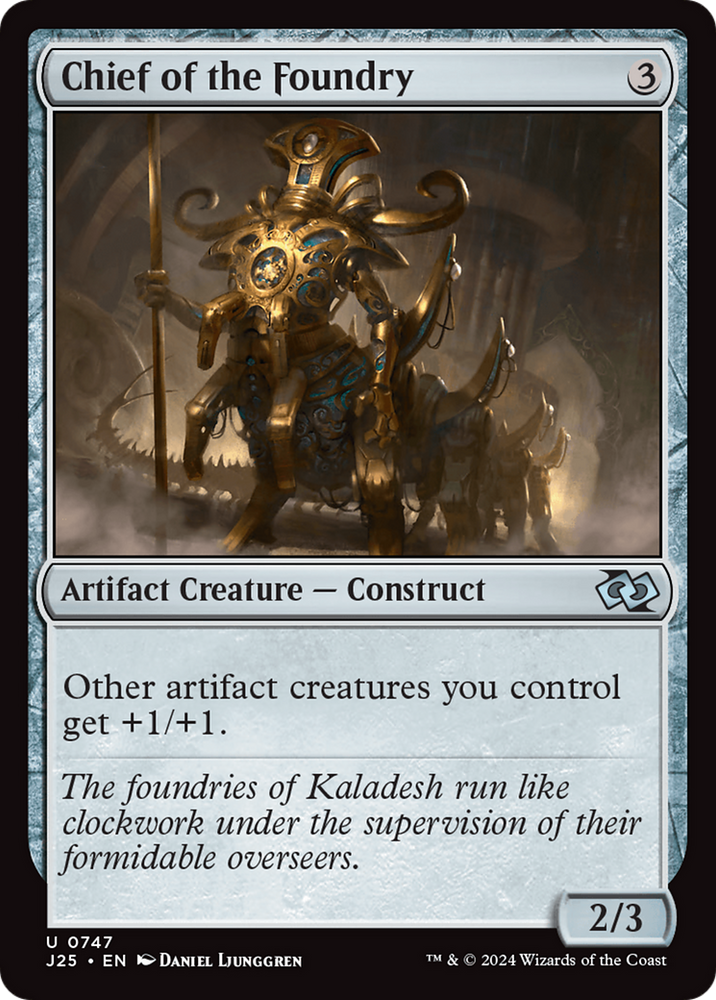 Chief of the Foundry [Foundations Jumpstart] Magic: The Gathering