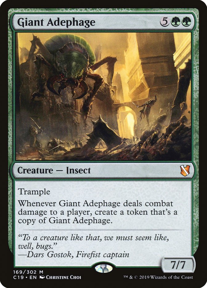 Giant Adephage [Commander 2019] Magic: The Gathering