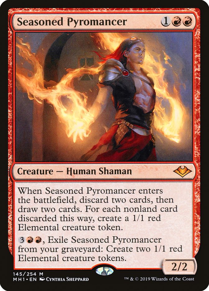 Seasoned Pyromancer [Modern Horizons] Magic: The Gathering