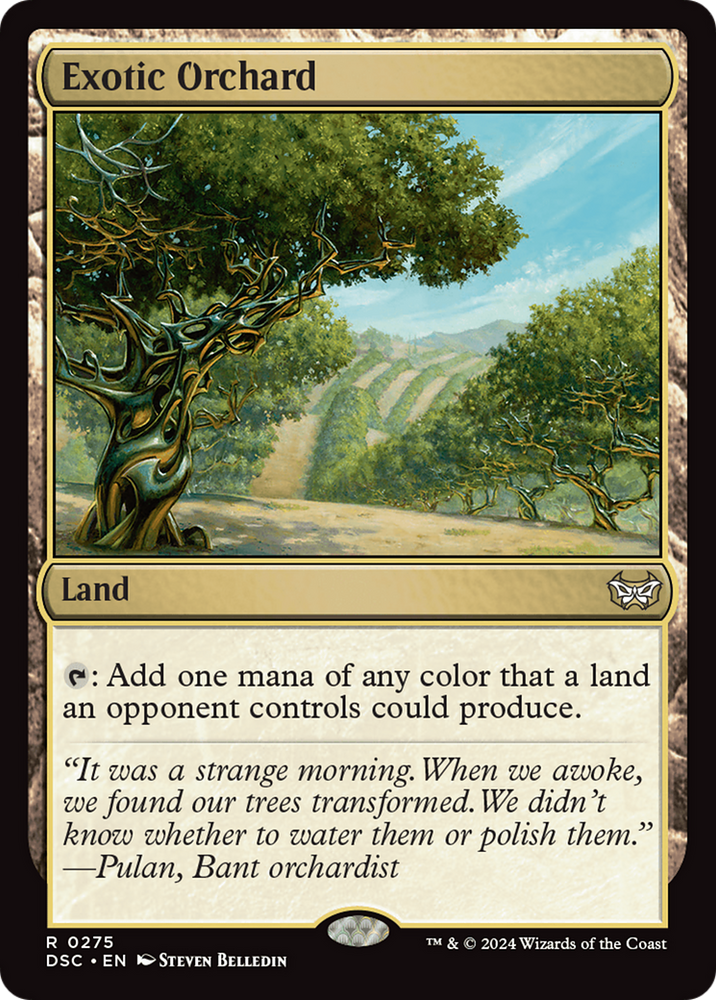 Exotic Orchard [Duskmourn: House of Horror Commander] Magic: The Gathering