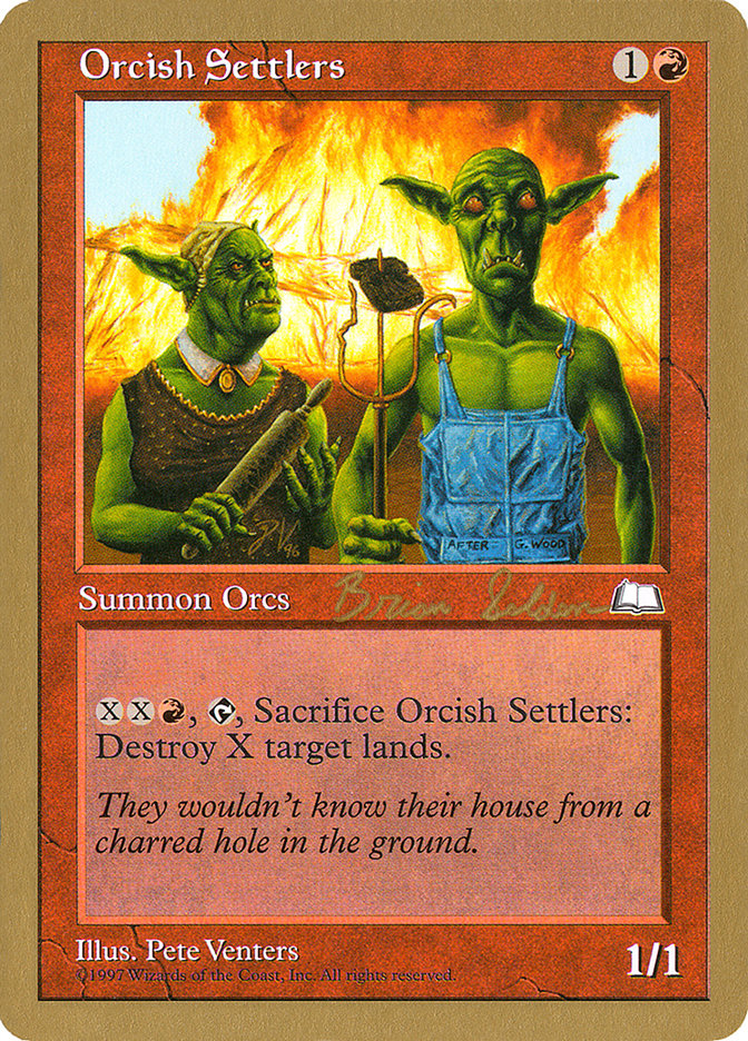 Orcish Settlers (Brian Selden) [World Championship Decks 1998] Magic: The Gathering