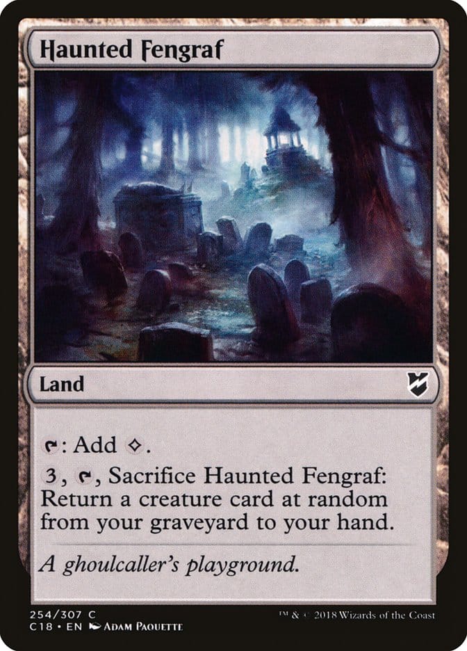 Haunted Fengraf [Commander 2018] Magic: The Gathering