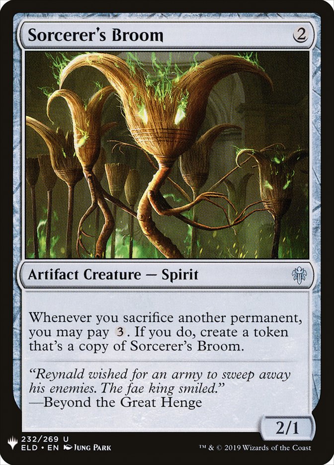 Sorcerer's Broom [Mystery Booster] Magic: The Gathering