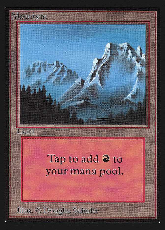 Mountain (Snow Top / Highest Point on Right) [Collectors' Edition] Magic: The Gathering