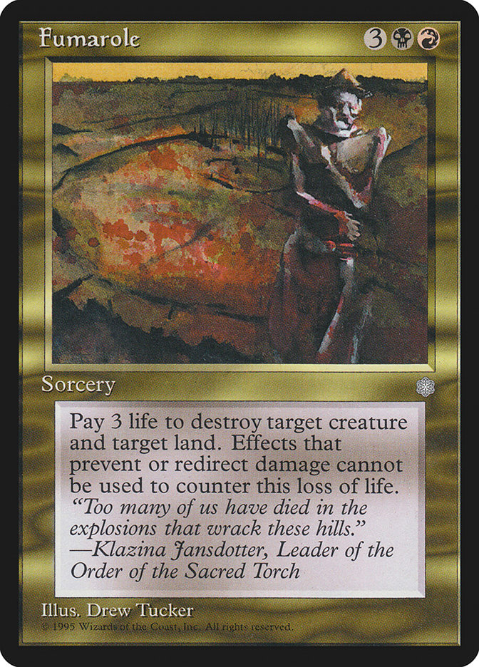 Fumarole [Ice Age] Magic: The Gathering