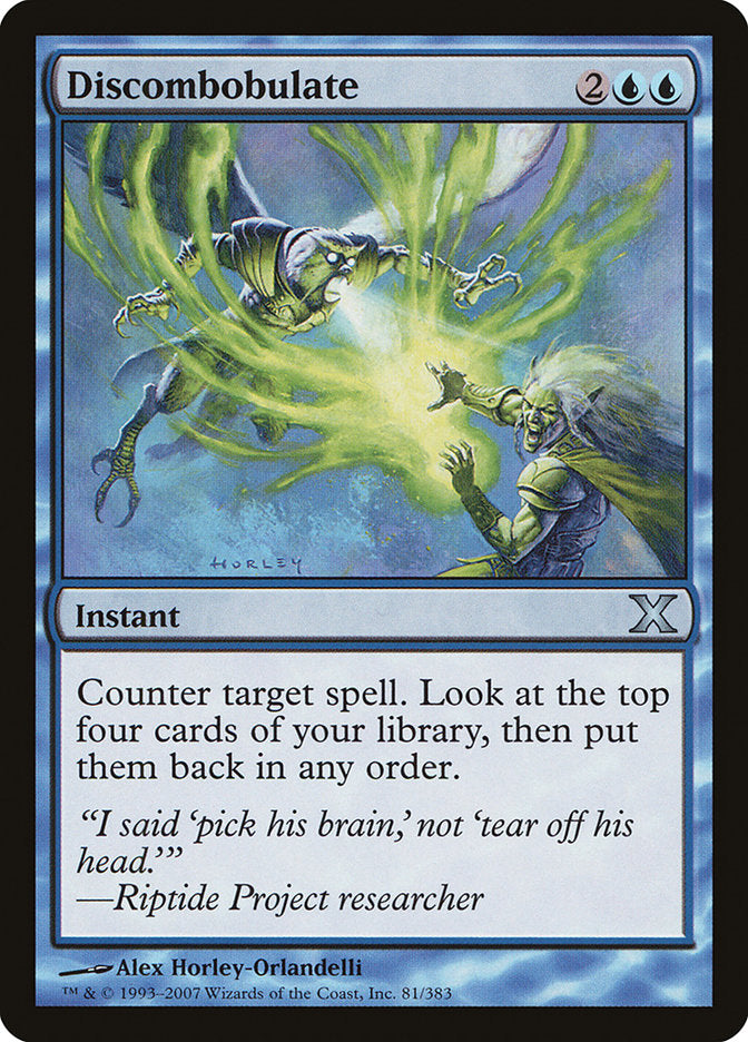 Discombobulate [Tenth Edition] Magic: The Gathering